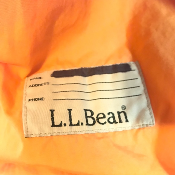 L L bean Flower power hooded wind breaker rain jacket - Picture 10 of 14